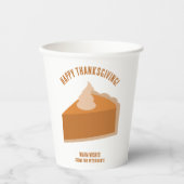 感謝祭パイディナーパーティー 紙コップ (正面)
