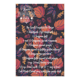 感謝祭パイパンプキントルコ ポスター