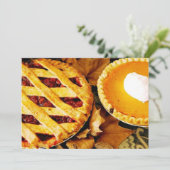 感謝祭パイ招待状 招待状 (スタンド正面)