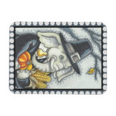 感謝祭パキディルムピルグリムエレファントマグネット マグネット (横)