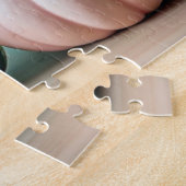 感謝祭パステルパンプキンズとフローラアレンジメント ジグソーパズル (側面)