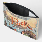 感謝祭パックヴィンテージイラストレーション アクセサリーポーチ (見開き)