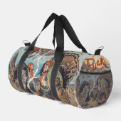 感謝祭パックヴィンテージイラストレーション ダッフルバッグ (右コーナー)