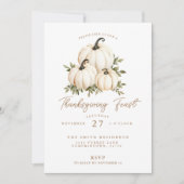 感謝祭パンプキンディナーパーティー 招待状 (正面)