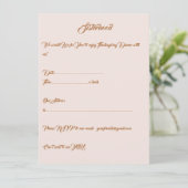 感謝祭パーソナライズされたエレガント楽 招待状 (スタンド正面)