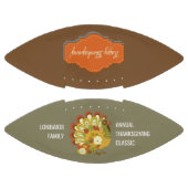 感謝祭パーソナライズされたホリデーフットボール アメリカンフットボール (パネル)