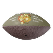 感謝祭パーソナライズされたホリデーフットボール アメリカンフットボール (回転270)