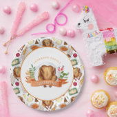 感謝祭パーソナライズされた七面鳥ディナー ペーパープレート (パーティー)