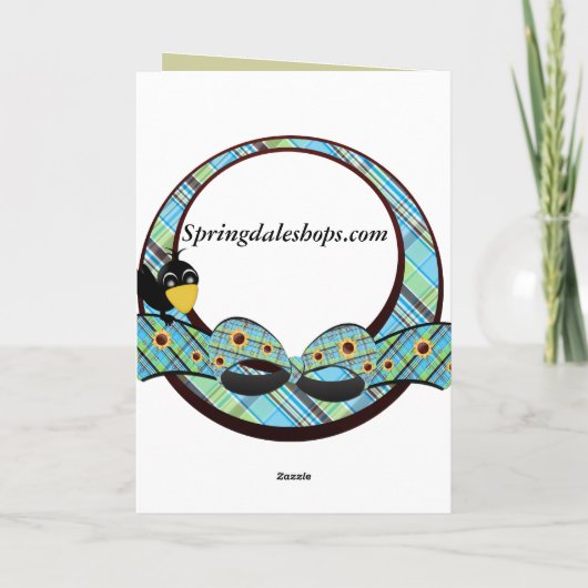 感謝祭パーソナライズされた写真カード シーズンカード (裏面)