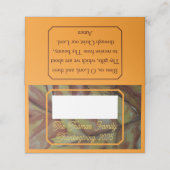 感謝祭パーソナライズされた家族座席表 プレイスカード (外部開封)