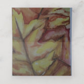 感謝祭パーソナライズされた家族座席表 プレイスカード (内部開封)