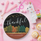 感謝祭パーソナライズされた紙プレート ペーパープレート (パーティー)