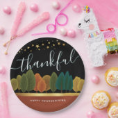 感謝祭パーソナライズされた紙プレート ペーパープレート (パーティー)