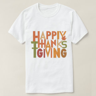 感謝祭パーソナライズされたTシャツ Tシャツ