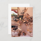 **感謝祭パーティー又はディナー**招待状 招待状 (正面/裏面)