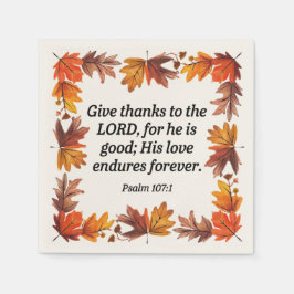 感謝祭パーティー スタンダードカクテルナプキン