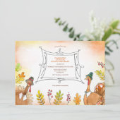 感謝祭パーティー 招待状 (スタンド正面)