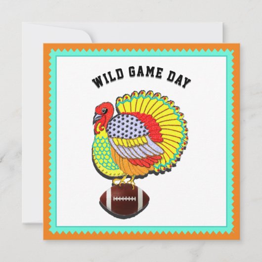 感謝祭パーティー 招待状 (正面)