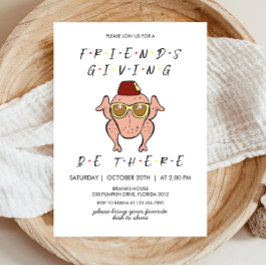 感謝祭パーティー 招待状