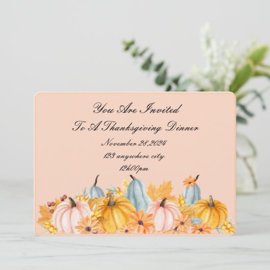 感謝祭パーフェクト秋招待状 セーブザデート (スタンド正面)