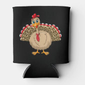 感謝祭ヒョウ七面鳥感謝祭の秋 缶クーラー (正面)