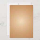 感謝祭フお洒落ロー招待状カード 招待状 (裏面)