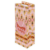 感謝祭ファンシーワイン紙抱き枕 ワインギフトバッグ (裏面アングル)