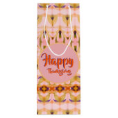 感謝祭ファンシーワイン紙抱き枕 ワインギフトバッグ (裏面)