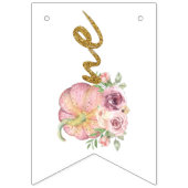 感謝祭ファースト誕生日パンプキン バンティングフラッグ