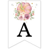 感謝祭ファースト誕生日パンプキン バンティングフラッグ (第3の旗)