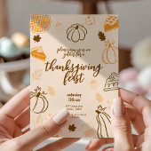 感謝祭フィースト秋秋ディナー 招待状