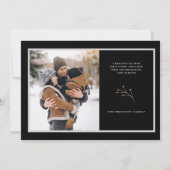 感謝祭フォトカード紅葉植物学 招待状 (裏面)