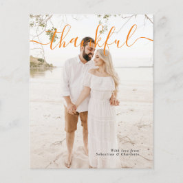 感謝祭フォトタイポグラフィテンプレート