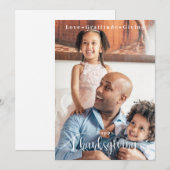 感謝祭フォトミニマル主義者 シーズンカード (正面/裏面)