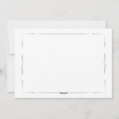 感謝祭フォトミニマル主義者 シーズンカード (裏面)