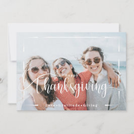 感謝祭フォトミニマル主義者 シーズンカード