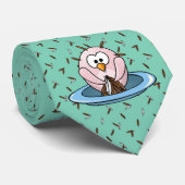 感謝祭フクロウ ネクタイ (ロール)