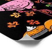 感謝祭フラミンゴ秋秋の男性ホーム ポスター (角)