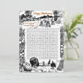 感謝祭フレーム迷路 |カボチャ白 シーズンカード (スタンド正面)