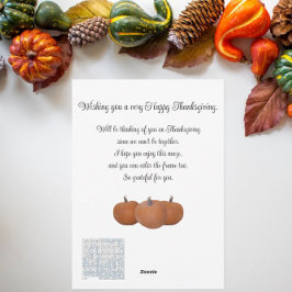 感謝祭フレーム迷路 |カボチャ白 シーズンカード