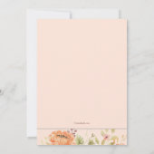 感謝祭フローラディナー招待状 招待状 (裏面)