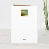 感謝祭フローラ手配カード シーズンカード (裏面)