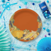 感謝祭フーズ紙プレート ペーパープレート (パーティー)