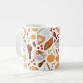 感謝祭フードコーヒーマグ コーヒーマグカップ (正面左)