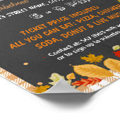 感謝祭フードドライブイベントテンプレート ポスター (角)