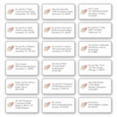 感謝祭フード18個人名住所 シール (正面)