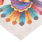 感謝祭ブライトフェザートルコのテーブルランナー ミディアムテーブルランナー (コーナー)