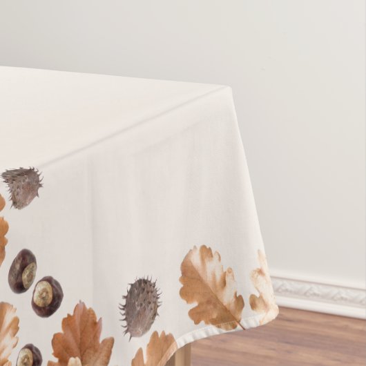 感謝祭ブラウン紅葉&コンカーフレーム テーブルクロス (インサイチュ)