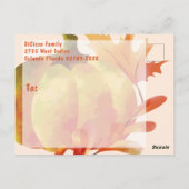 感謝祭ブランチハーベストお祝い ポストカード (裏面)