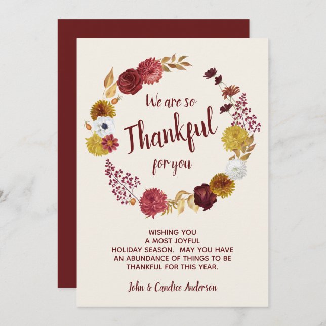 感謝祭ブルゴーニュ金ゴールドフローラ (正面/裏面)